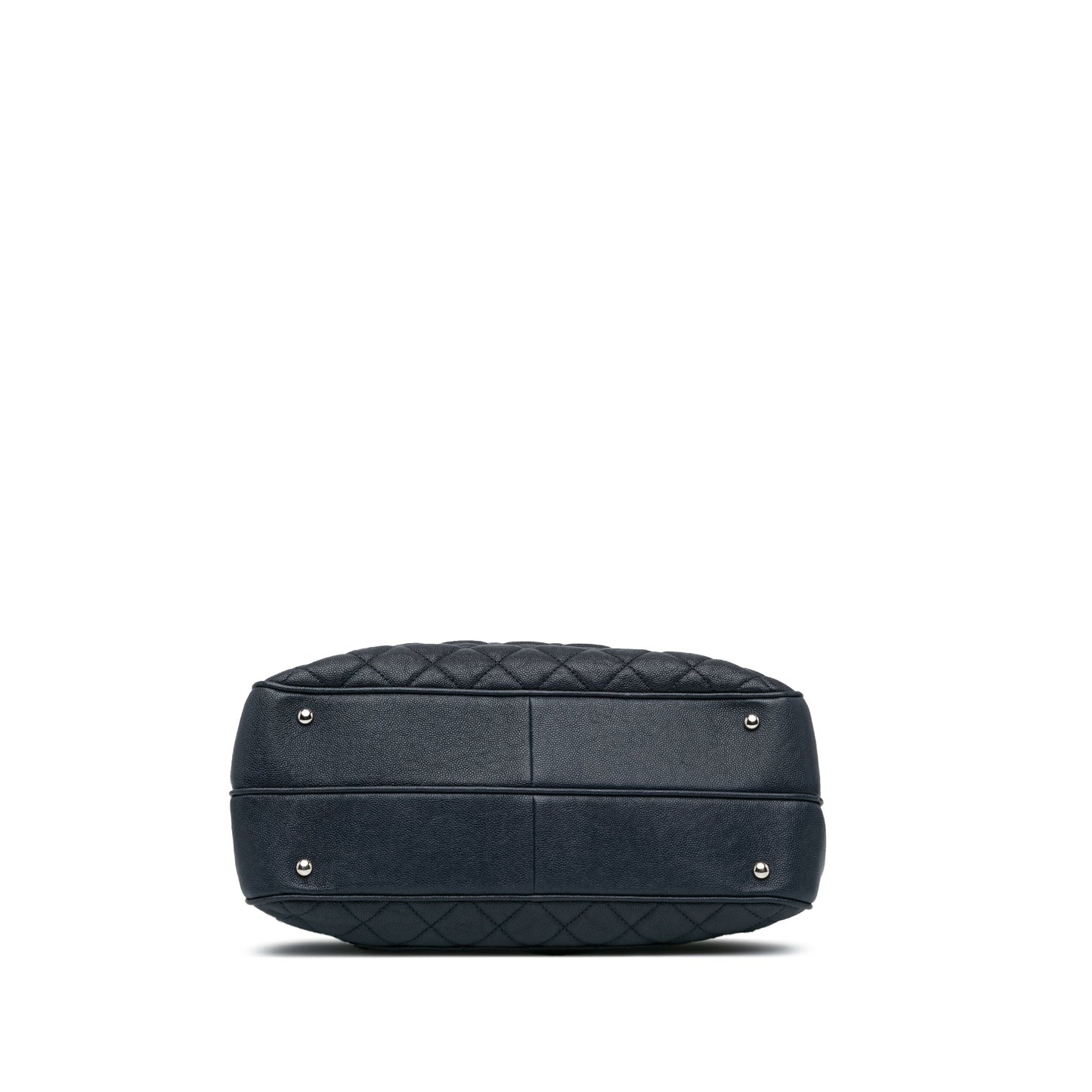 Blue Chanel Large Quilted Caviar Urban Companion Tote Satchel