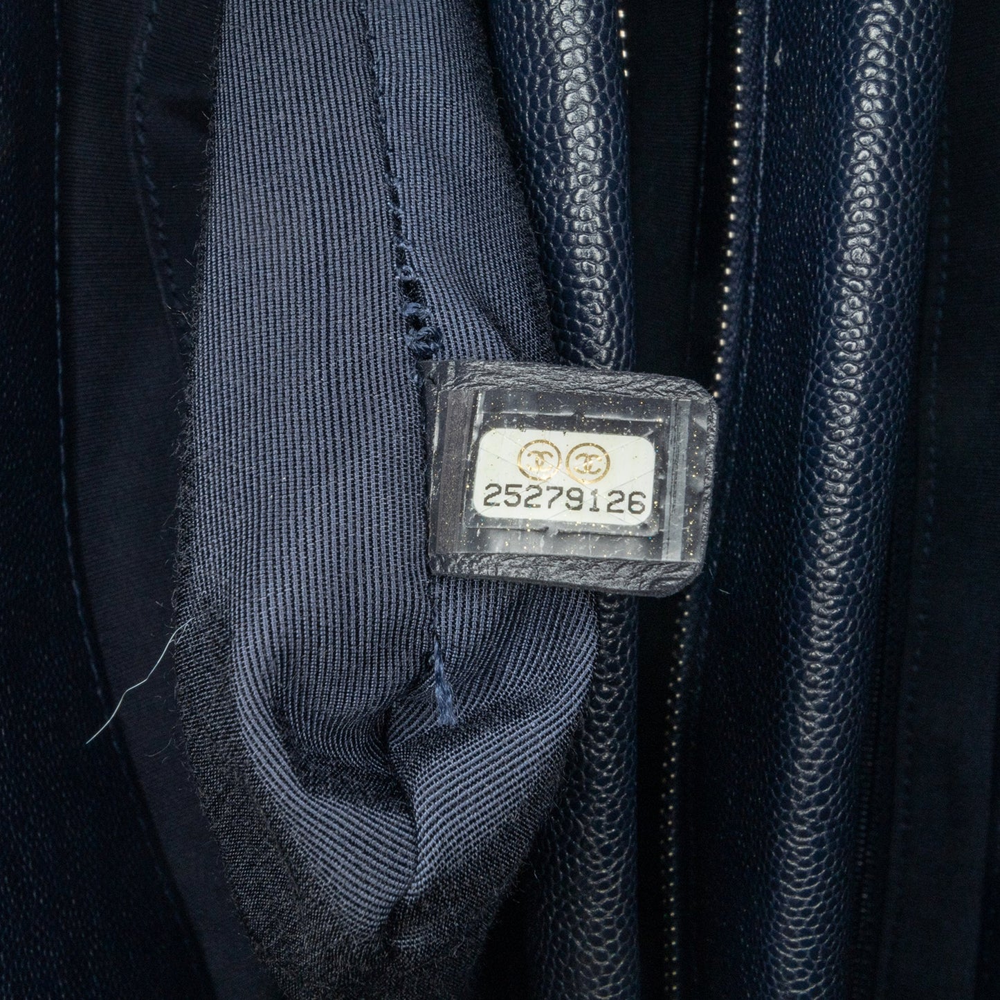 Blue Chanel Large Quilted Caviar Urban Companion Tote Satchel