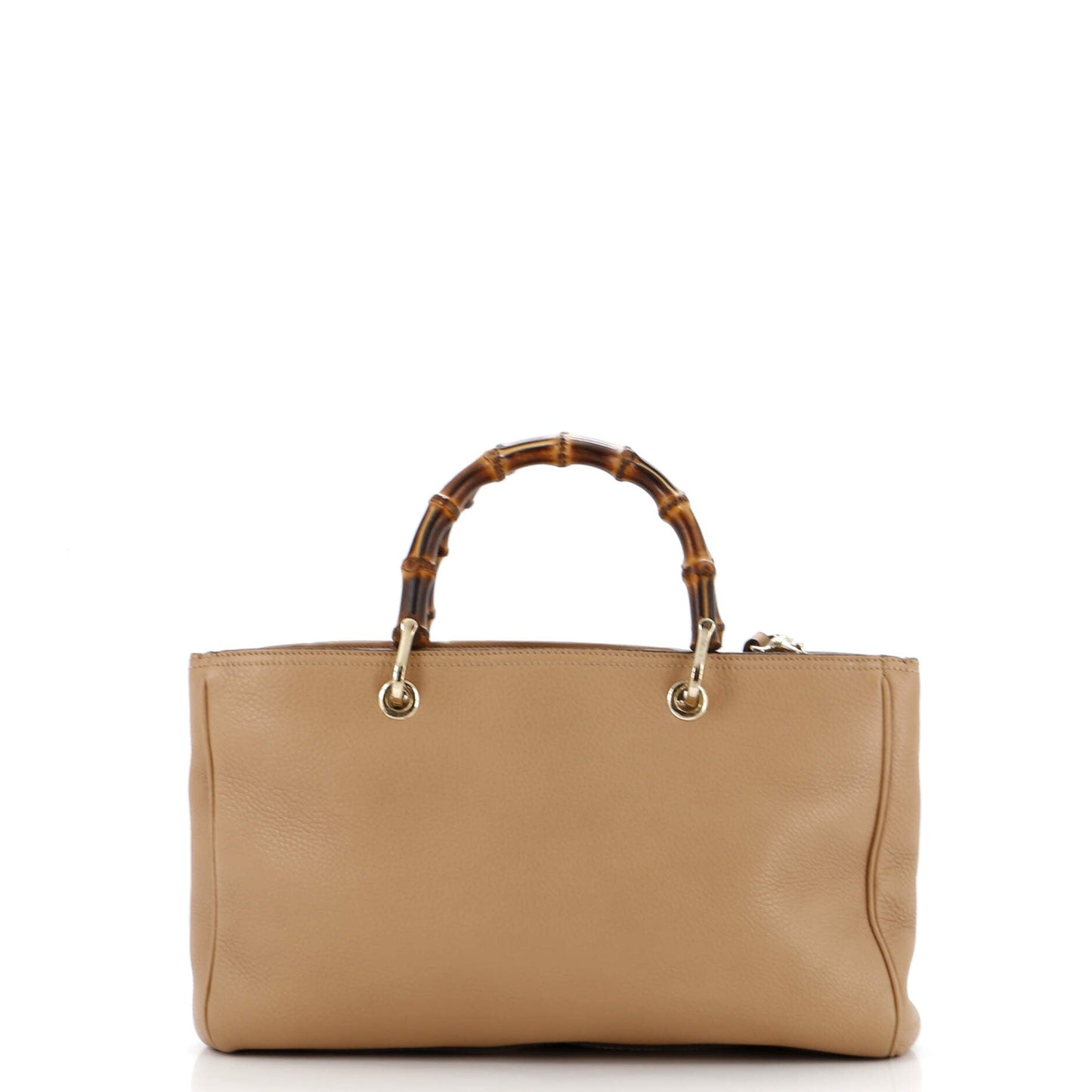 Bamboo Shopper Tote Leather Medium