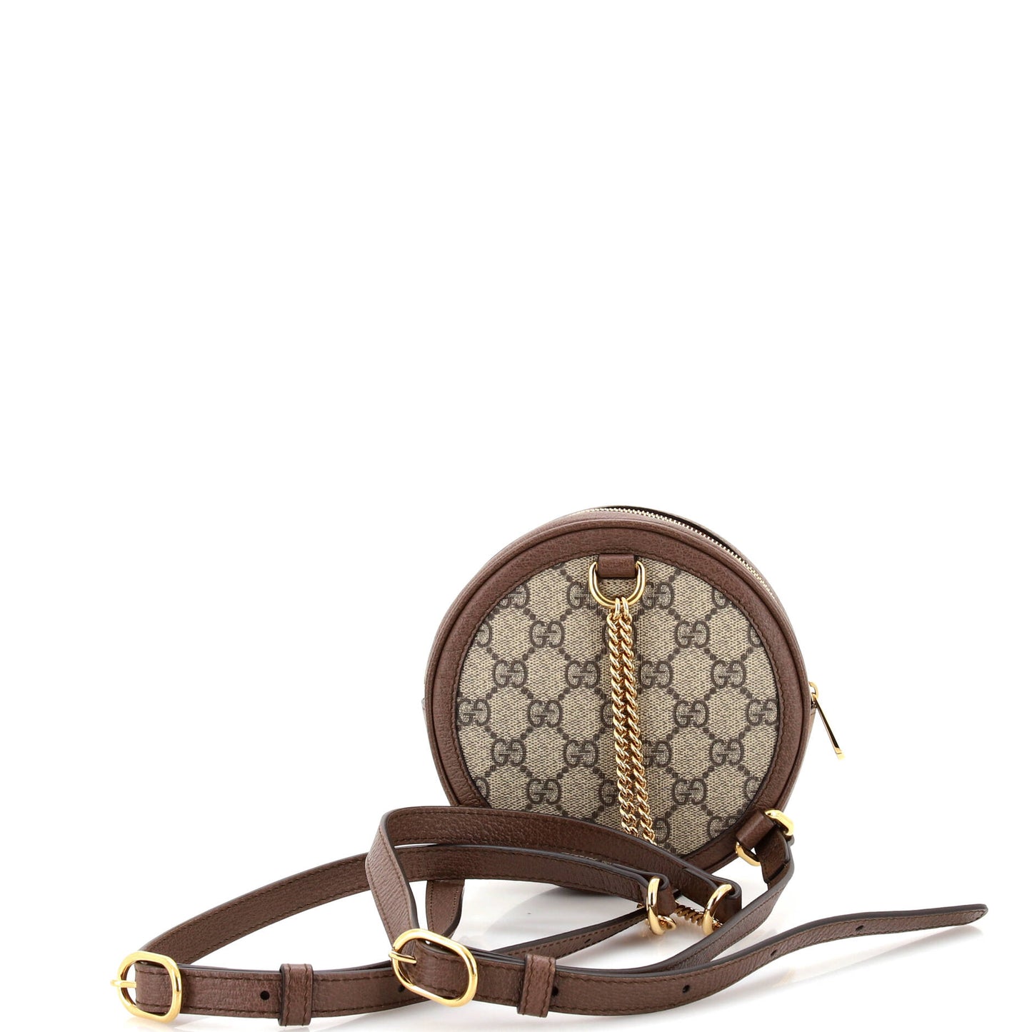 Ophidia Round Backpack GG Coated Canvas Mini