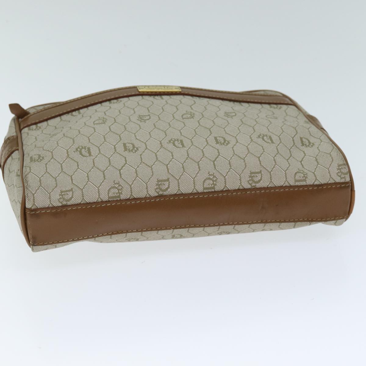 Dior Honeycomb Canvas Clutch Bag ()