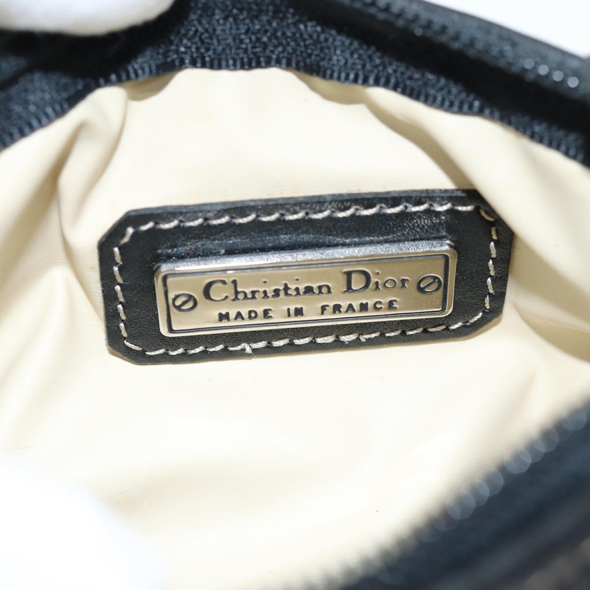 Dior Honeycomb Canvas Clutch Bag ()