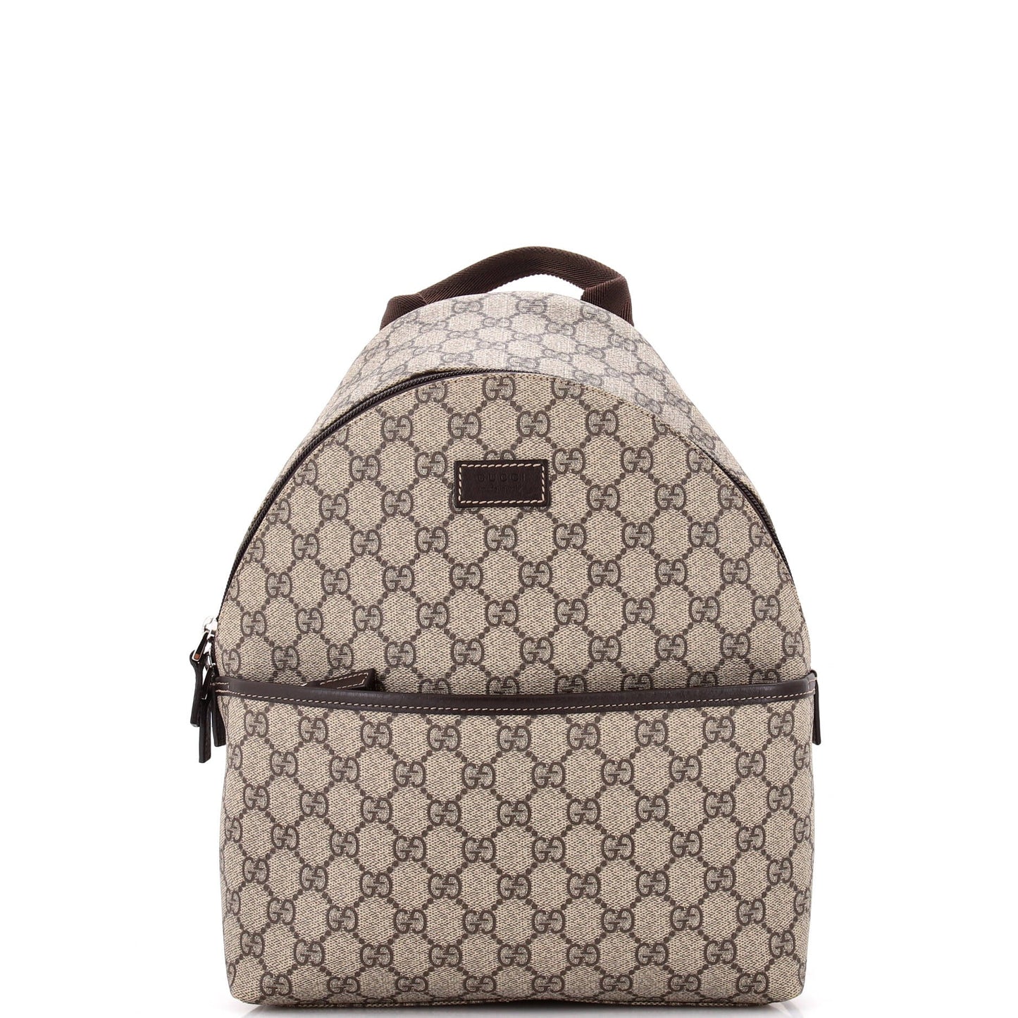 Front Pocket Backpack GG Coated Canvas Small