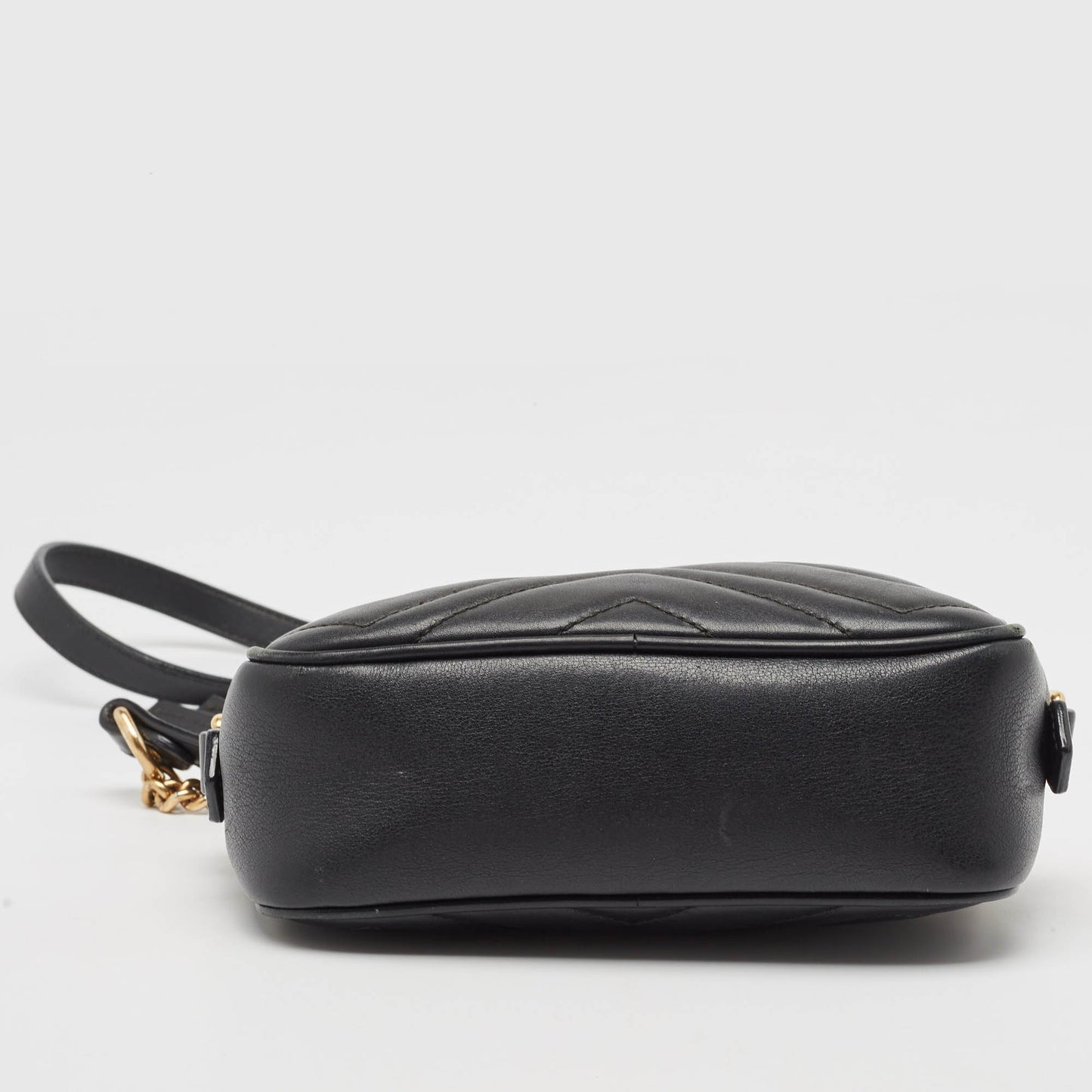 Gucci Matelassé Leather Mini Gg Marmont Crossbody Bag