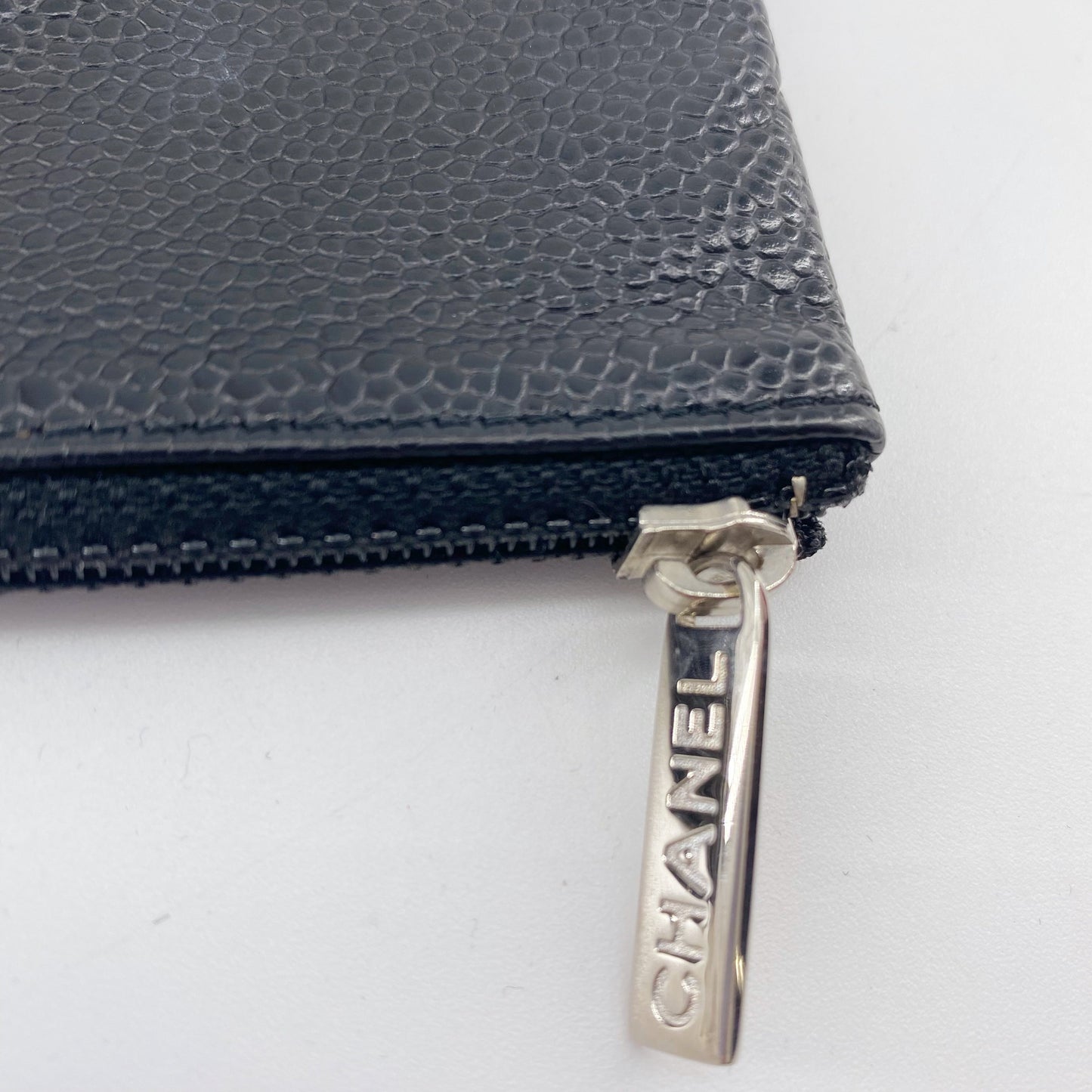 Chanel Black Leather Clutch