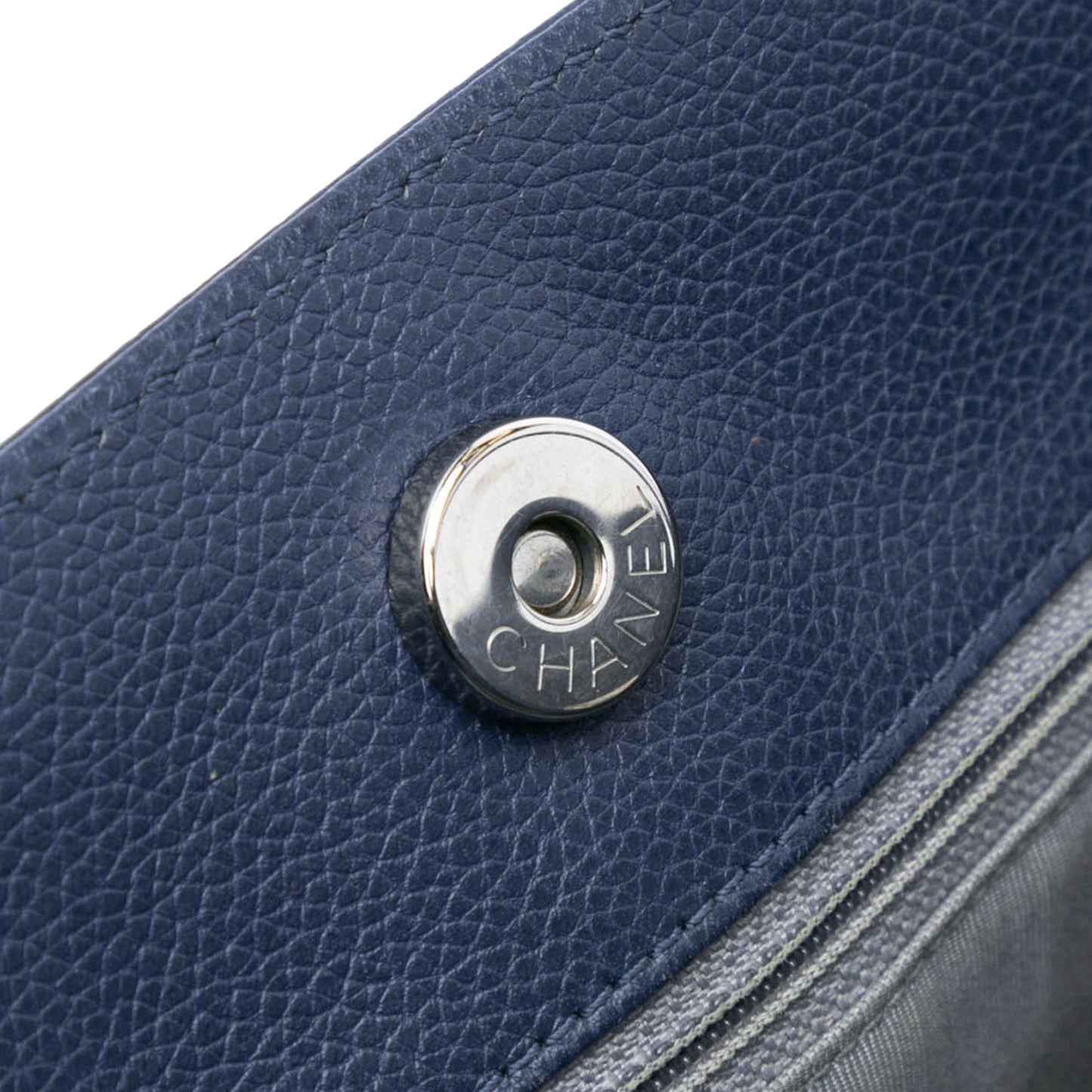 Blue Chanel Small Calfskin Executive Cerf Tote