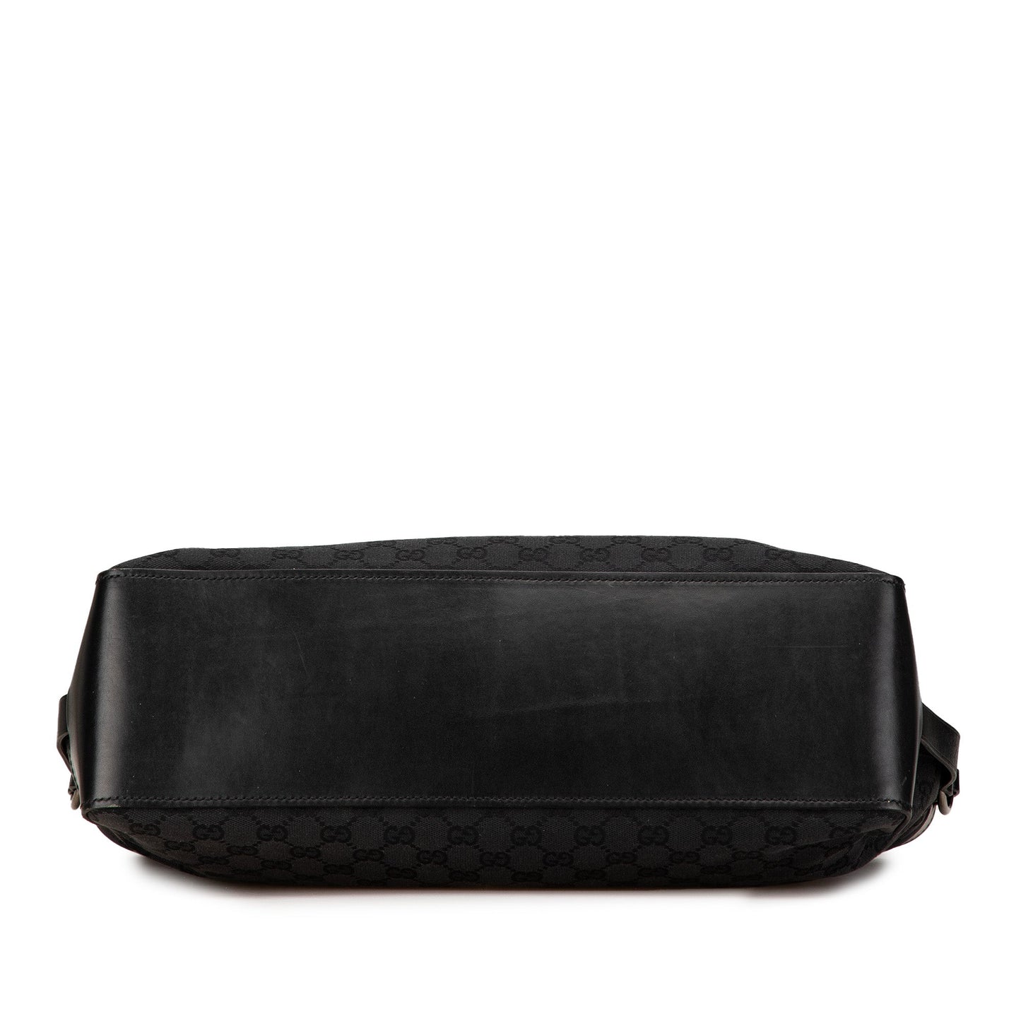 Black Gucci GG Canvas Buckle Tote