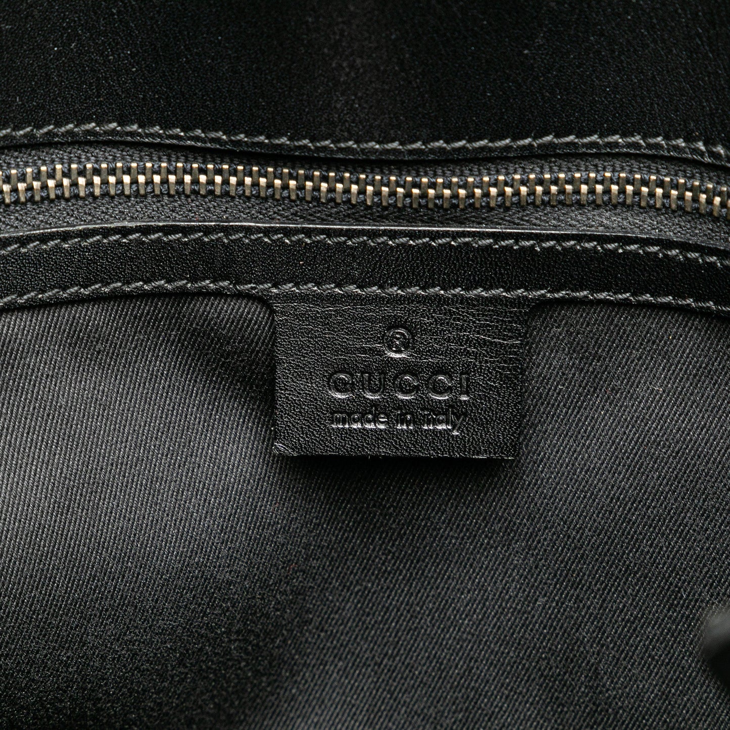 Black Gucci GG Canvas Buckle Tote