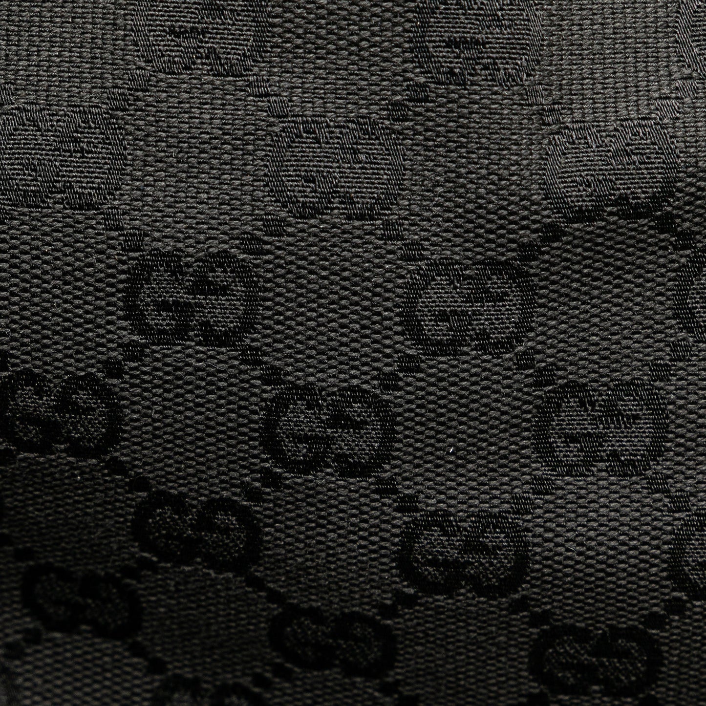 Black Gucci GG Canvas Buckle Tote