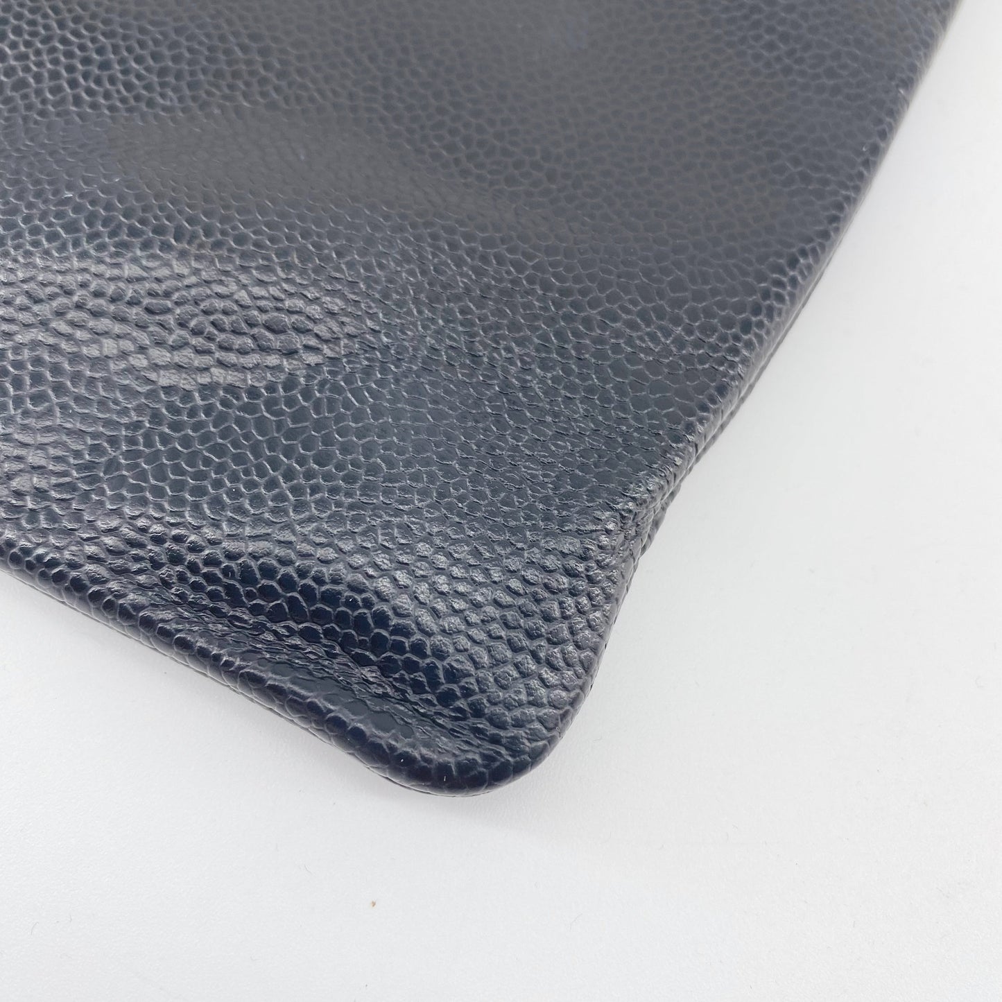 Chanel Black Leather Clutch