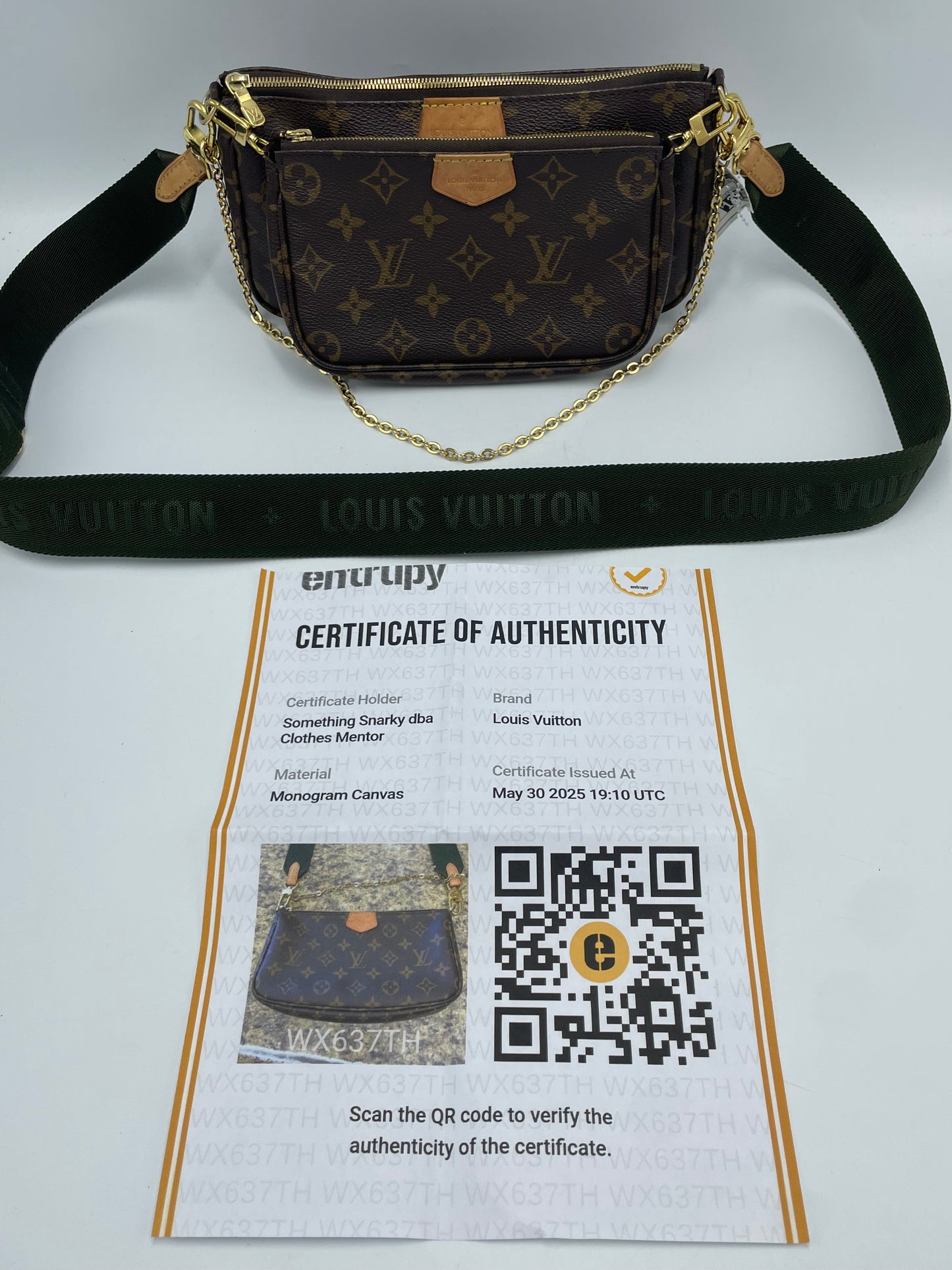 Louis Vuitton Multi Pochette Designer Luxury Crossbody Handbag