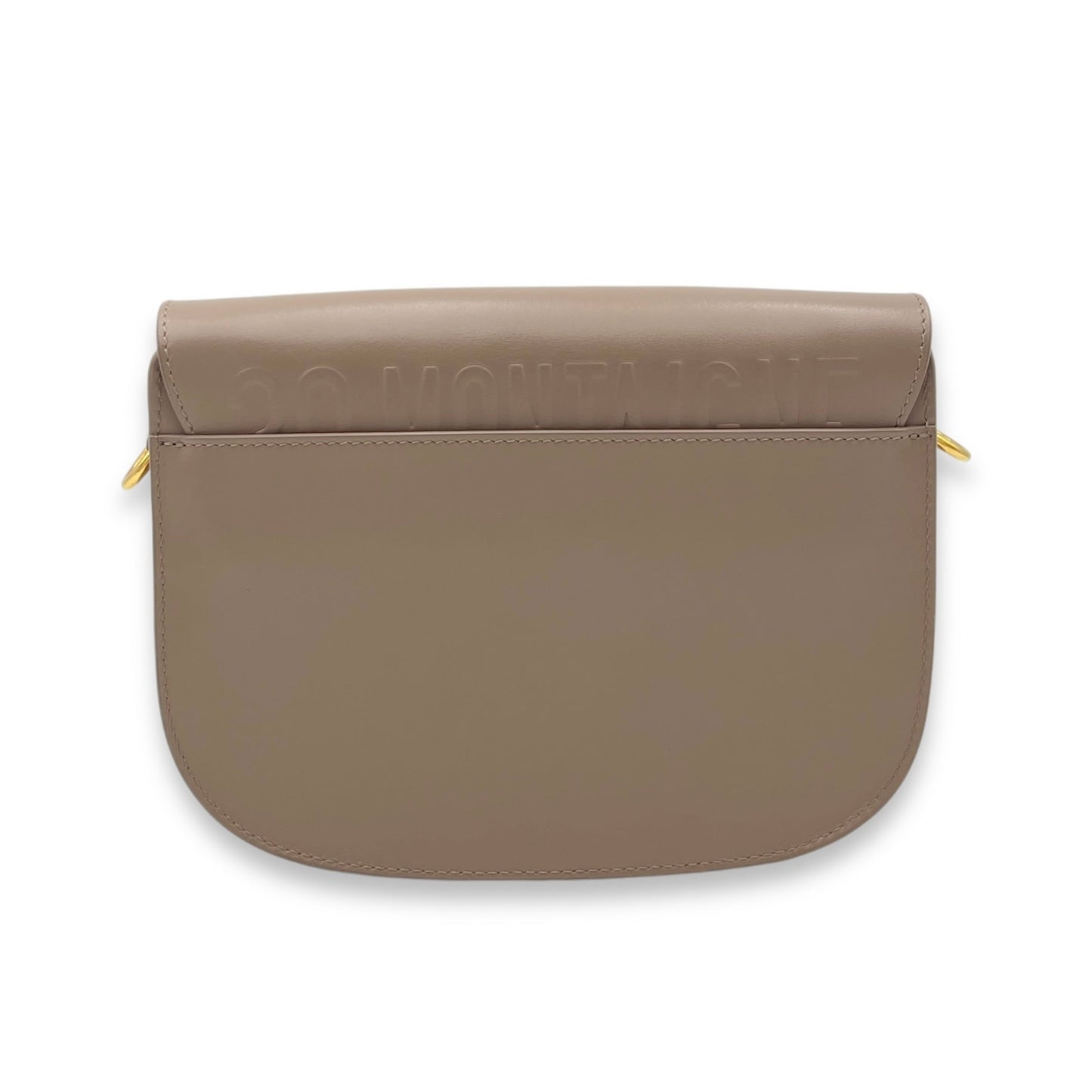 Bobby Crossbody Bag Brown in Calfskin, Gold hardware