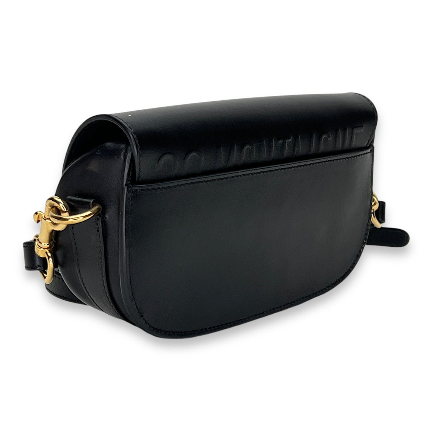 Bobby East West Crossbody bag in Calfskin, Gold Hardware