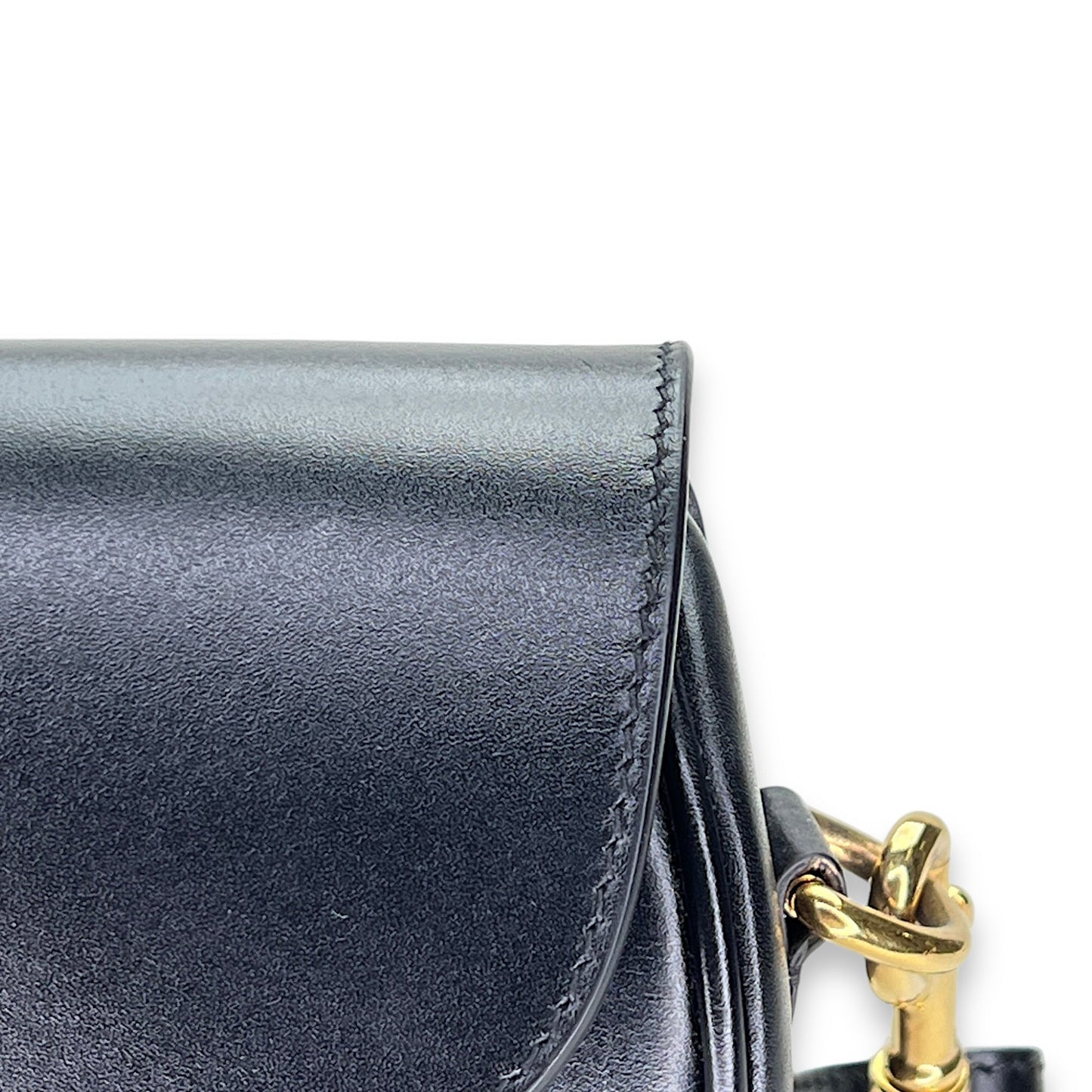 Bobby East West Crossbody bag in Calfskin, Gold Hardware