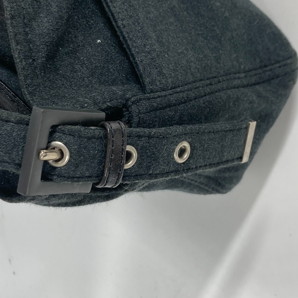 FENDI Shoulder Bag Jersey gray Mamma Bucket logo