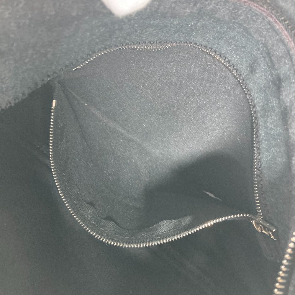 FENDI Shoulder Bag Jersey gray Mamma Bucket logo