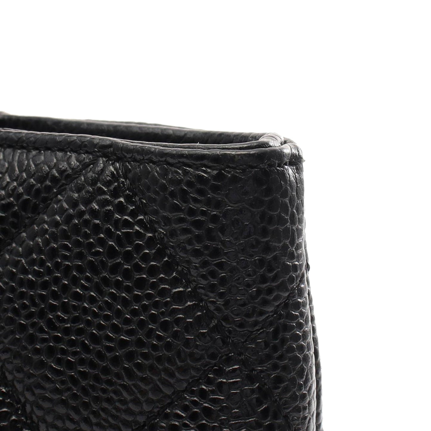 Black Chanel Caviar Medallion Tote