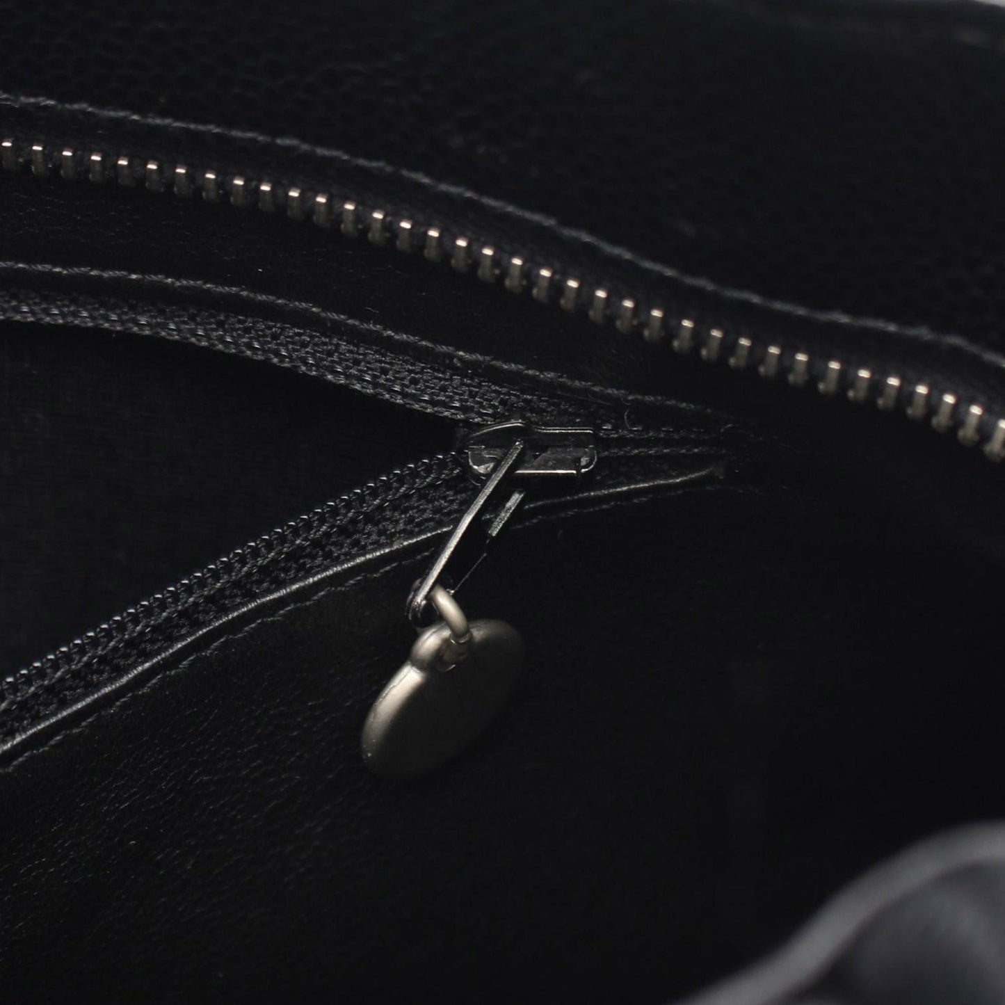 Black Chanel Caviar Medallion Tote