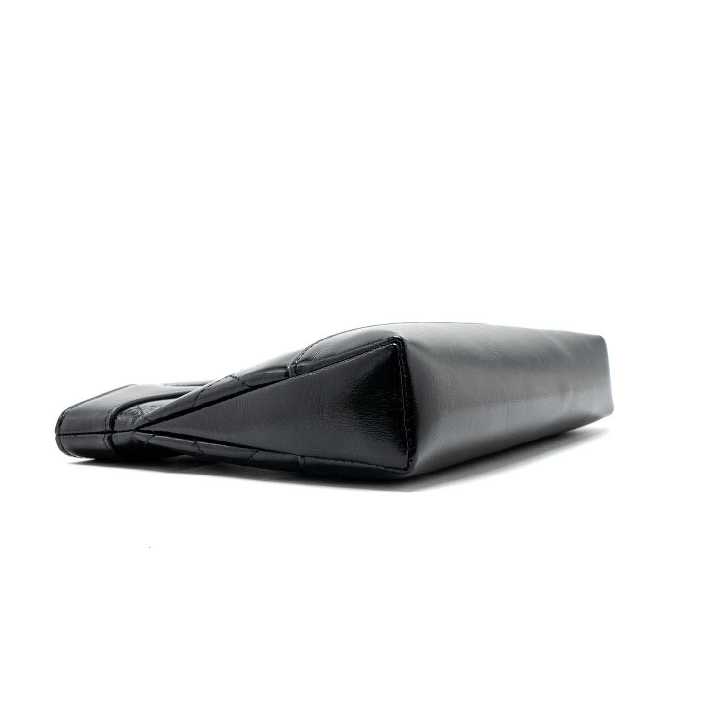 Chanel 24c Mini 31 Clutch With Chain Shiny Calfskin Black LGHW(Microchip)