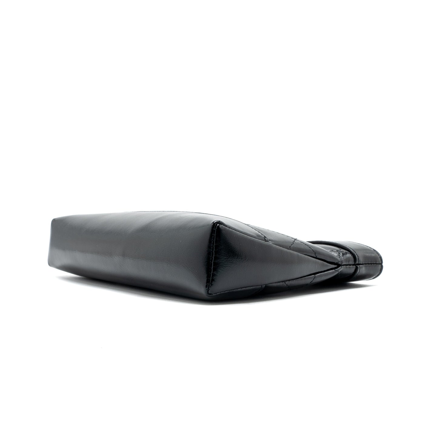 Chanel 24c Mini 31 Clutch With Chain Shiny Calfskin Black LGHW(Microchip)