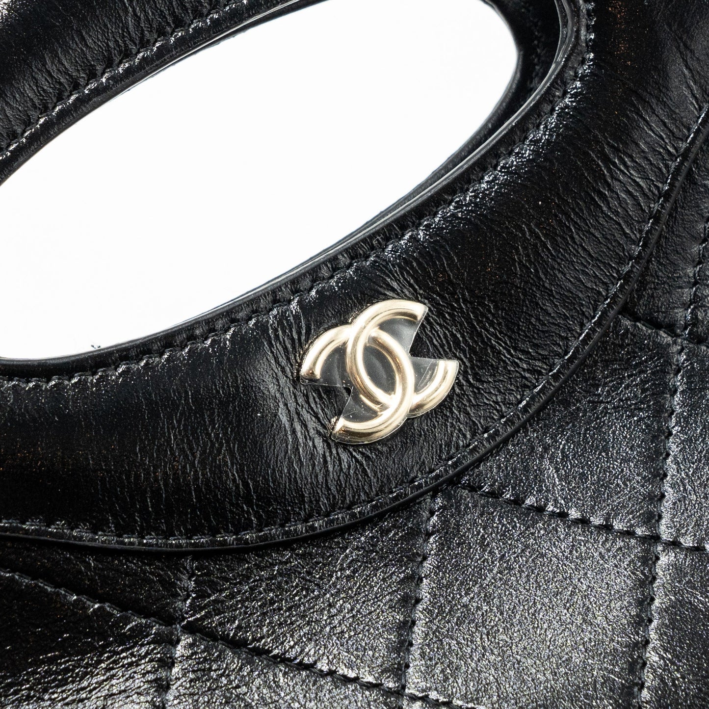 Chanel 24c Mini 31 Clutch With Chain Shiny Calfskin Black LGHW(Microchip)
