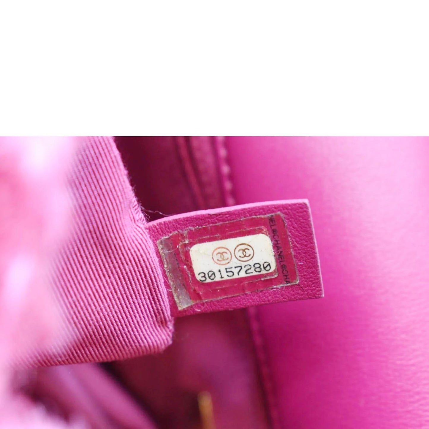 CHANEL 19 Flap Shearling Sheepskin Shoulder Bag Pink