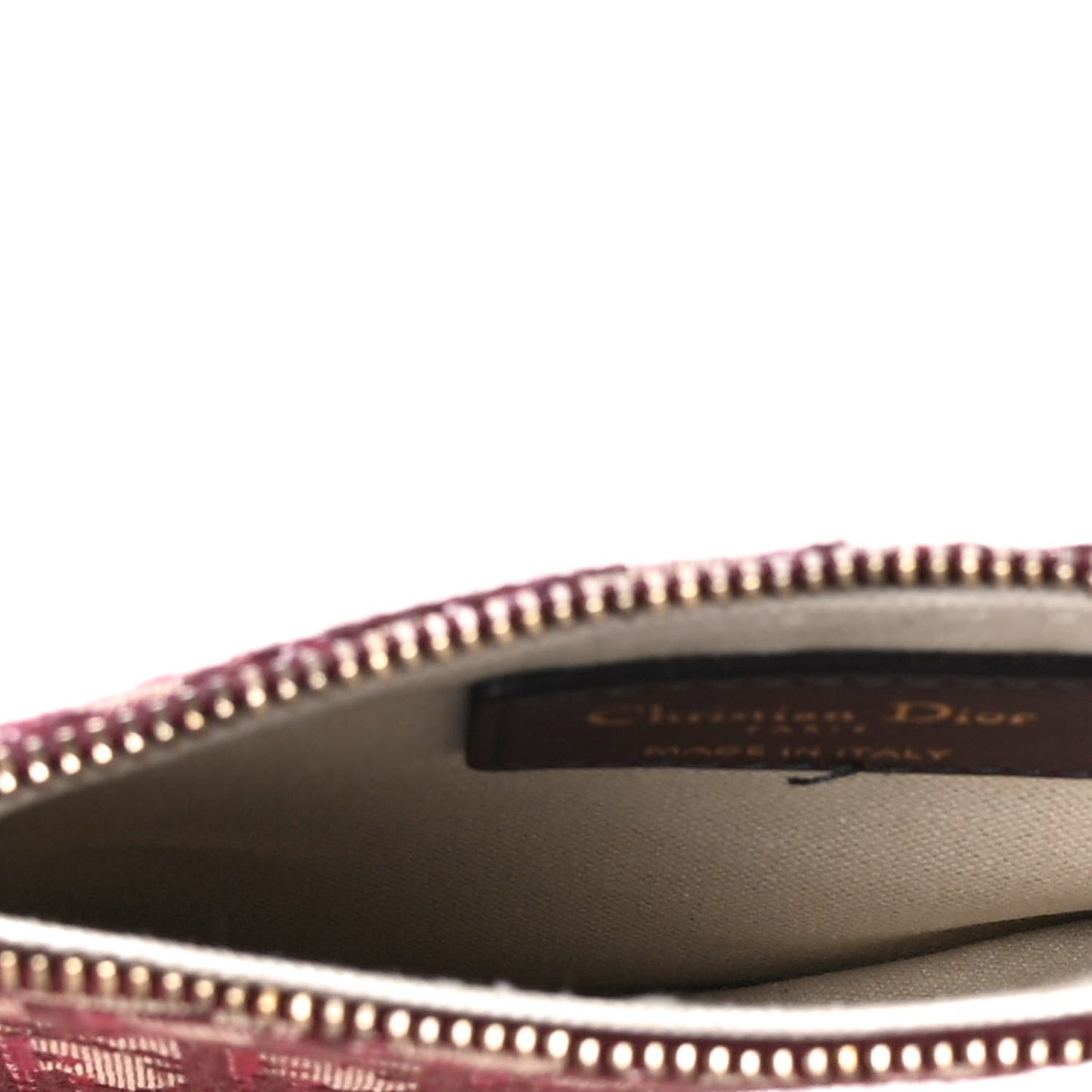 Dior Oblique Saddle Pouch Clutch- Bordeaux