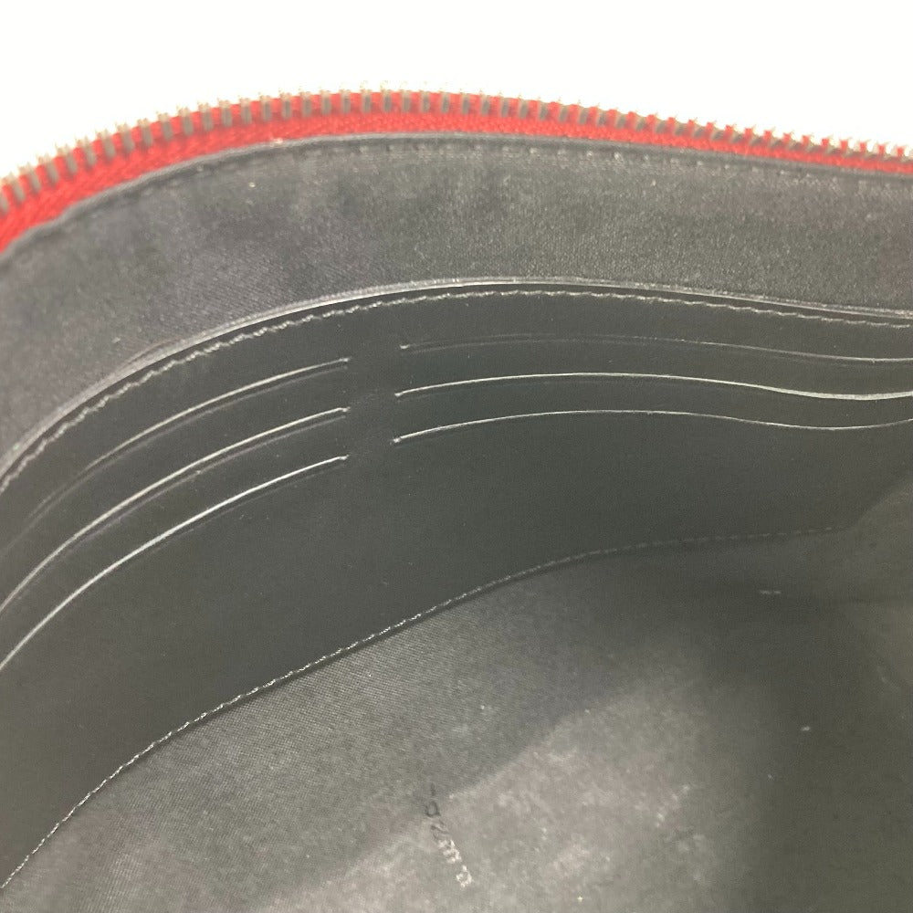 FENDI Clutch bag 7N0106 leather Red Zucca mens Used