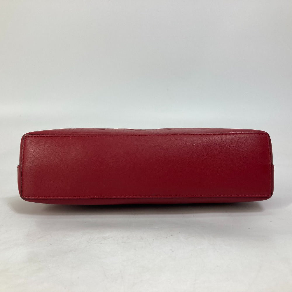 FENDI Clutch bag 7N0106 leather Red Zucca mens Used