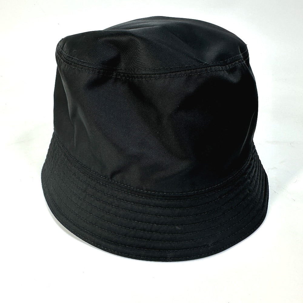 PRADA hat 2HC137 Nylon black Triangle logo Re Nylon unisex(Unisex) XL Used
