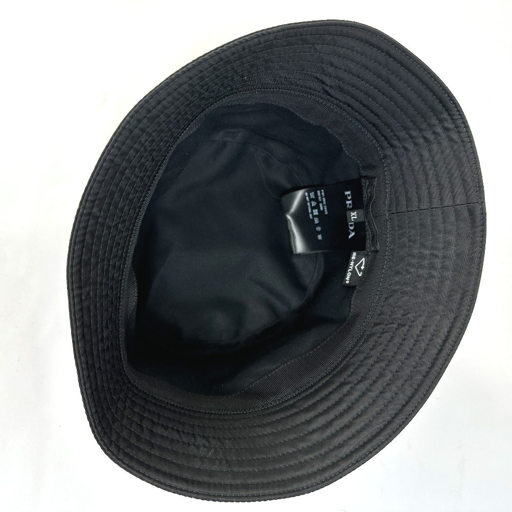 PRADA hat 2HC137 Nylon black Triangle logo Re Nylon unisex(Unisex) XL Used