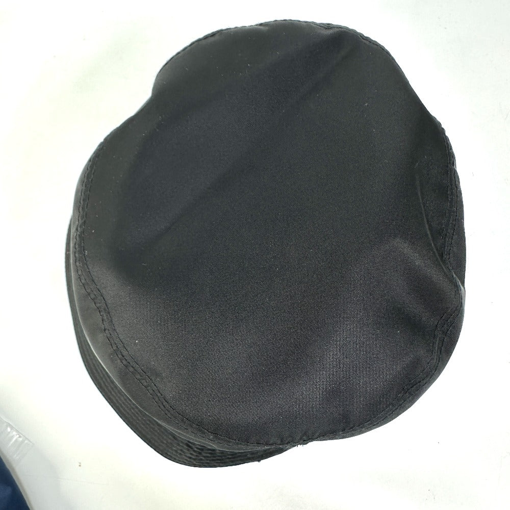 PRADA hat 2HC137 Nylon black Triangle logo Re Nylon unisex(Unisex) XL Used