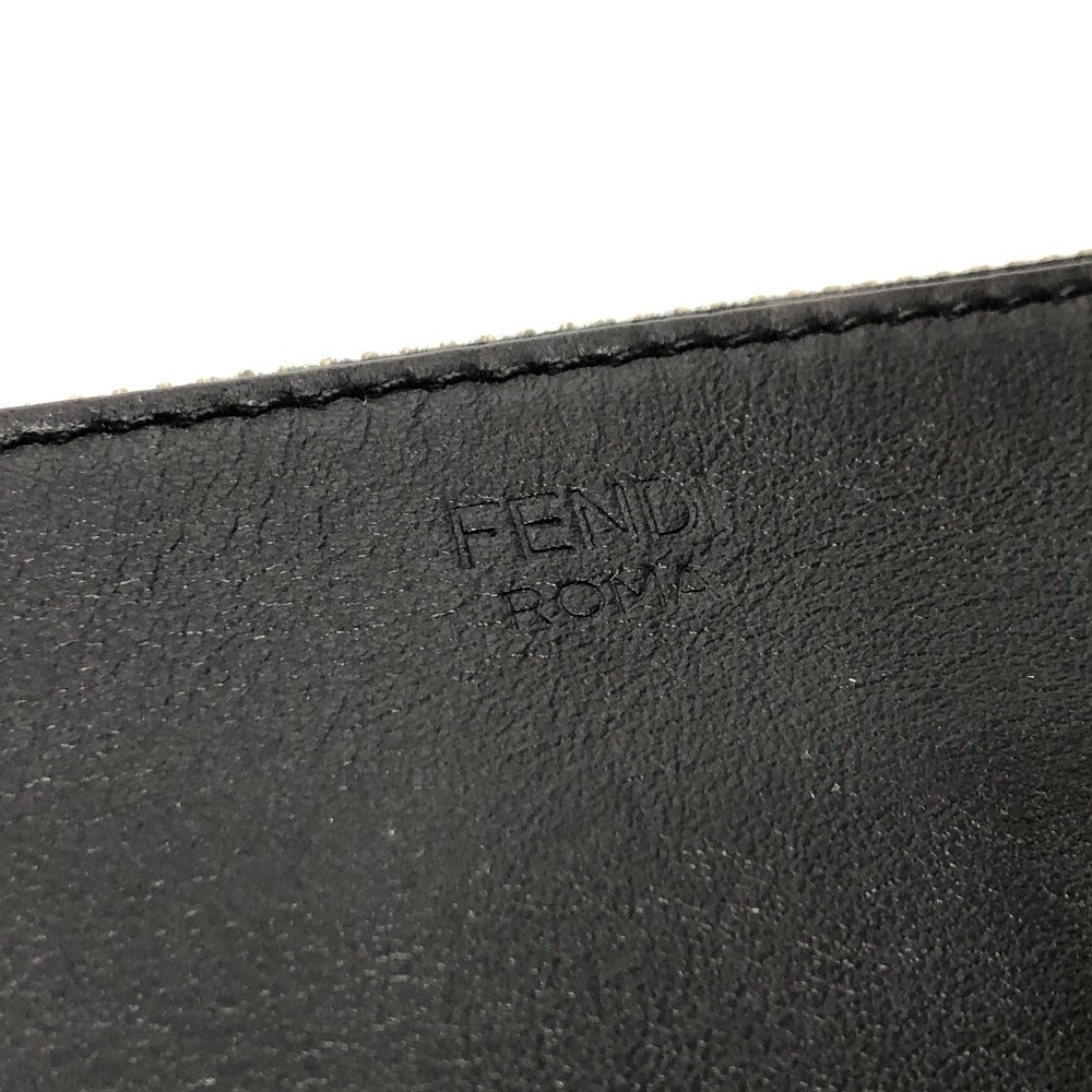 FENDI Clutch bag 7N0078 leather black LOVE mens Used