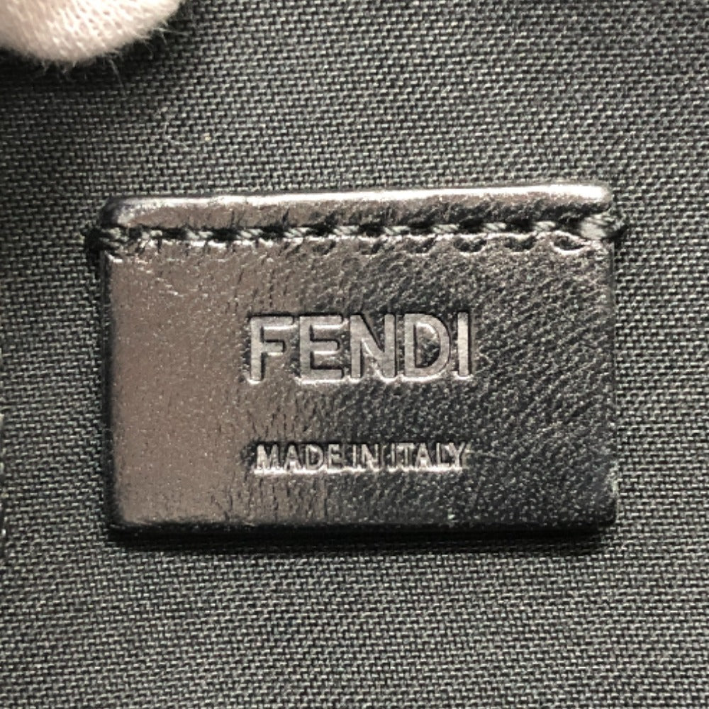 FENDI Clutch bag 7N0078 leather black LOVE mens Used