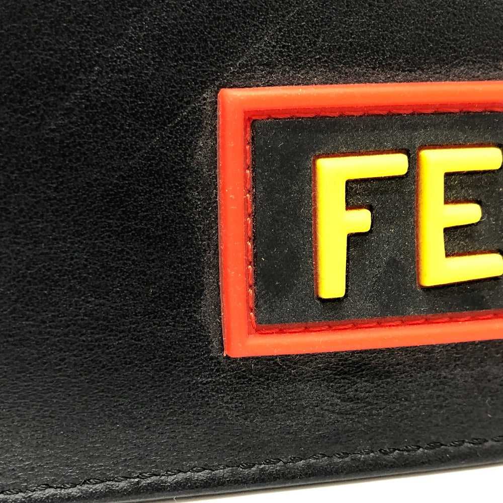 FENDI Clutch bag 7N0078 leather black LOVE mens Used