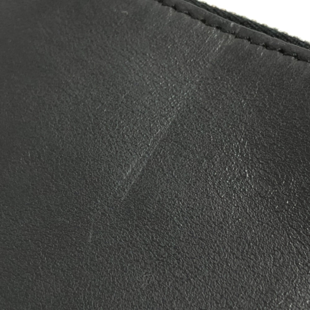 FENDI Clutch bag 7N0078 leather black LOVE mens Used