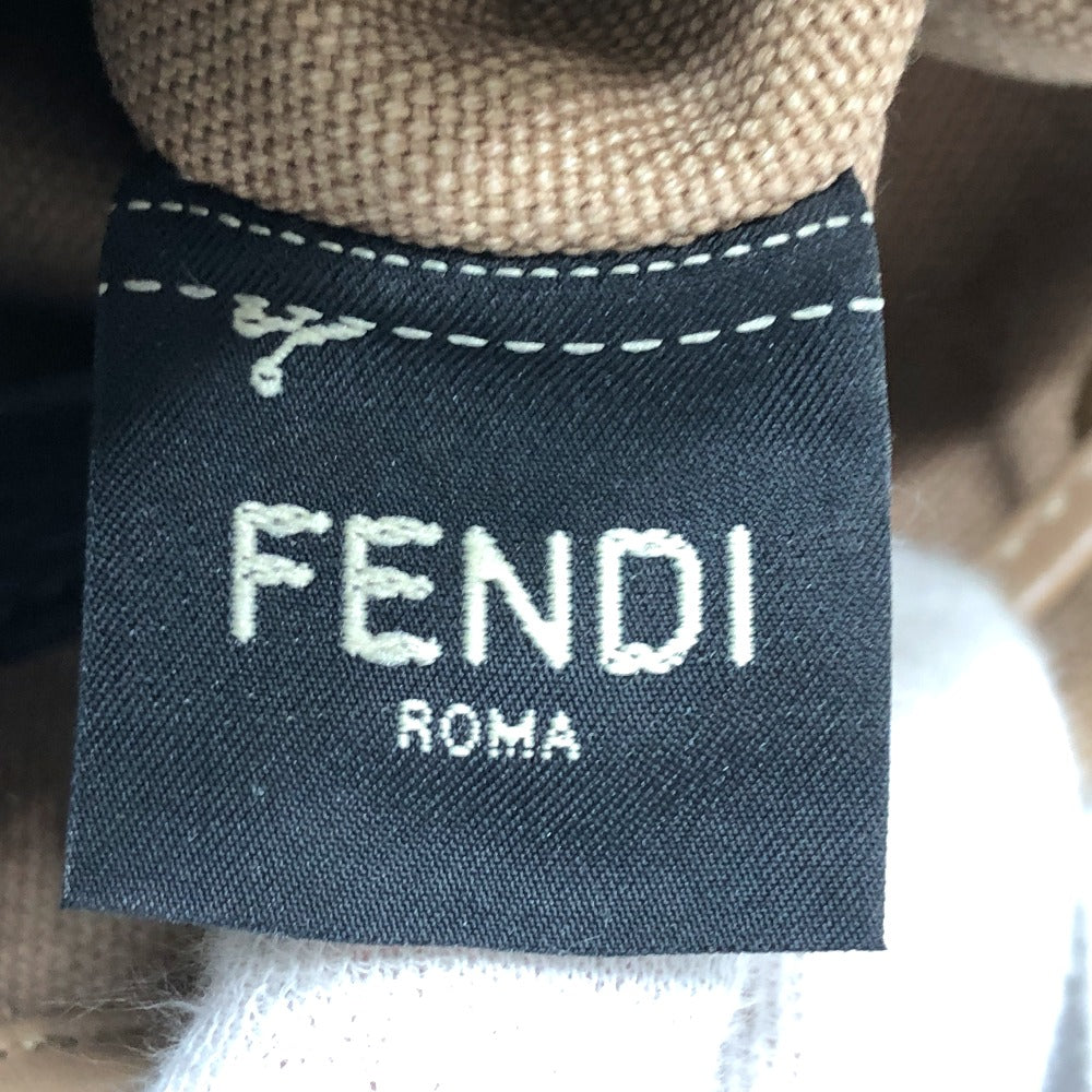 FENDI Shoulder Bag 8BS010 Canvas / leather multicolor Zucca Bucket bag Women Used