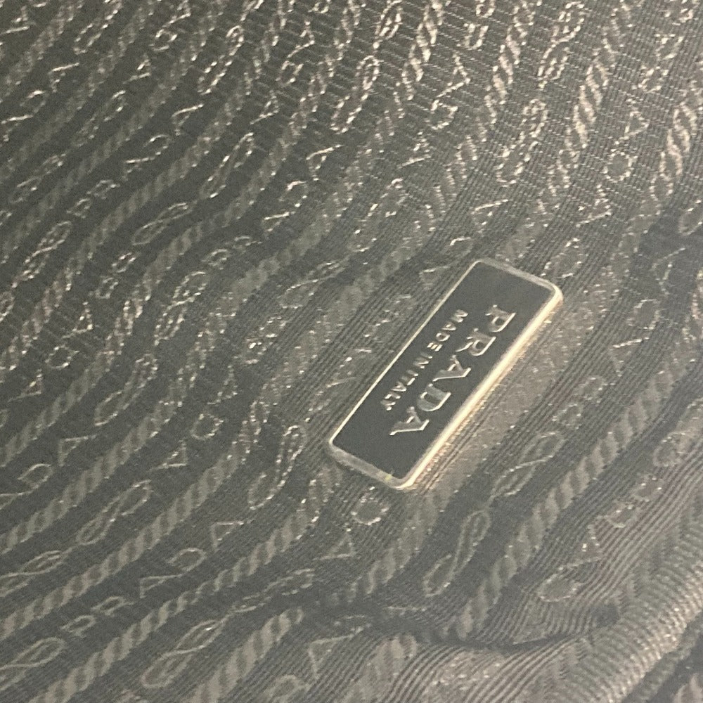 PRADA Business bag VA0609 Nylon black Document bag Briefcase PC bag Computer case Triangle logo plate