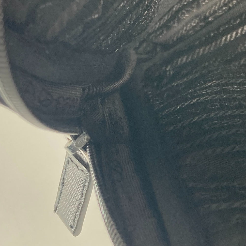 PRADA Business bag VA0609 Nylon black Document bag Briefcase PC bag Computer case Triangle logo plate
