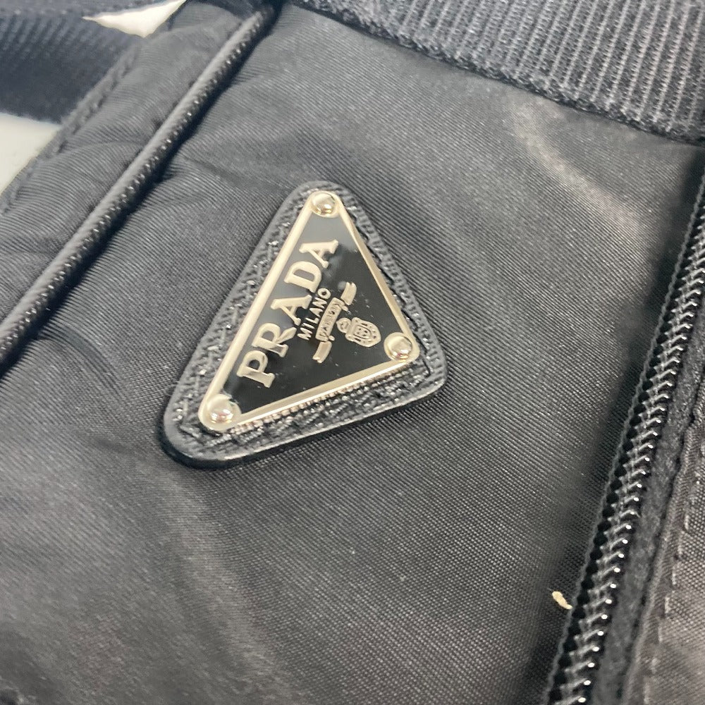 PRADA Business bag VA0609 Nylon black Document bag Briefcase PC bag Computer case Triangle logo plate