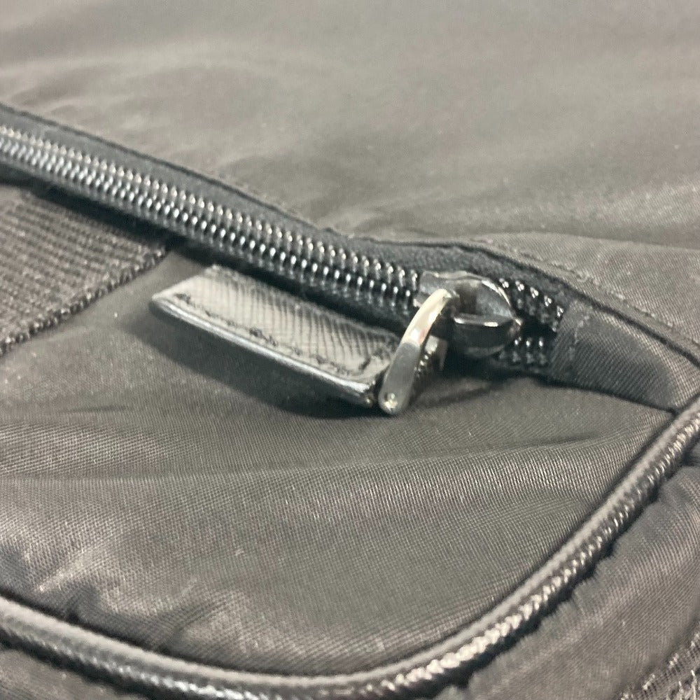 PRADA Business bag VA0609 Nylon black Document bag Briefcase PC bag Computer case Triangle logo plate