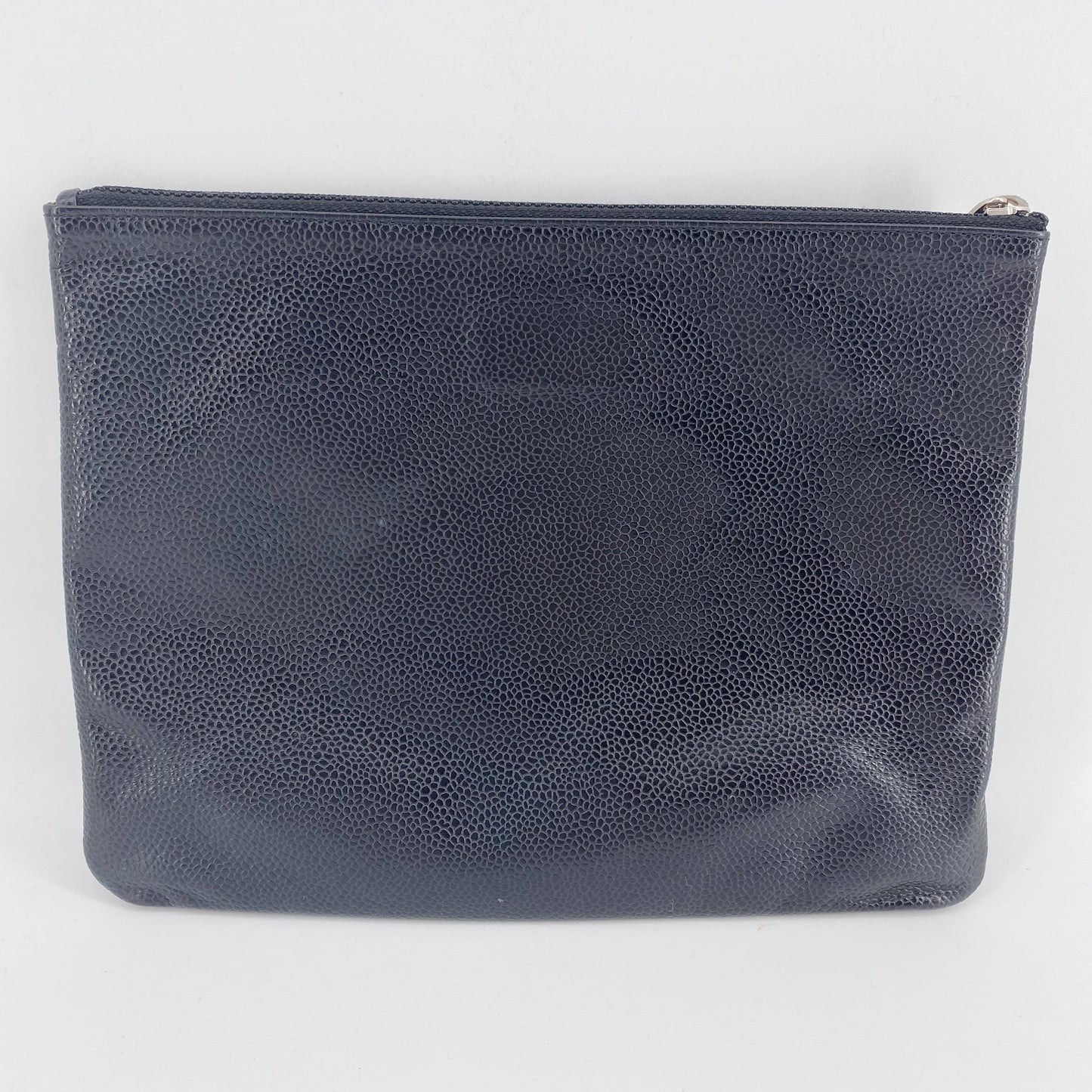 Chanel Black Leather Clutch