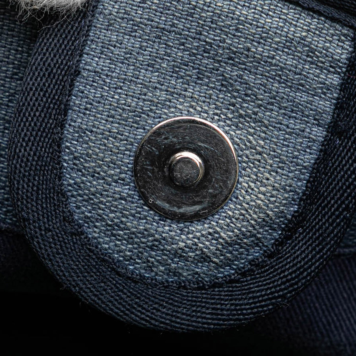 Blue Chanel Mini Canvas Deauville Shopping Tote