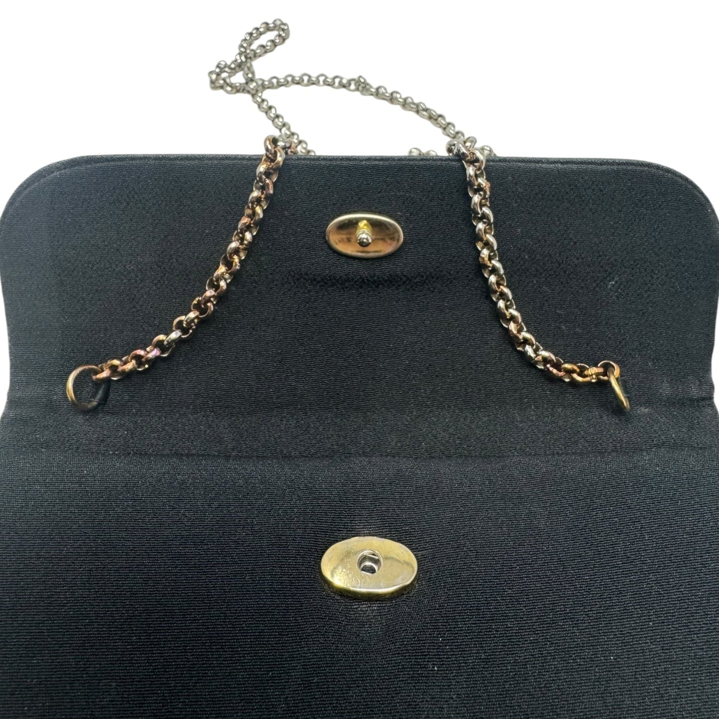 Vintage Canvas Chain Strap Crossbody Handbag Luxury Designer By Gucci, Size: Medium