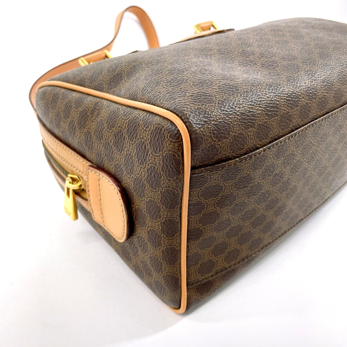 Celine Macadam Mini Boston 2WAY Handbag PVC/Leather