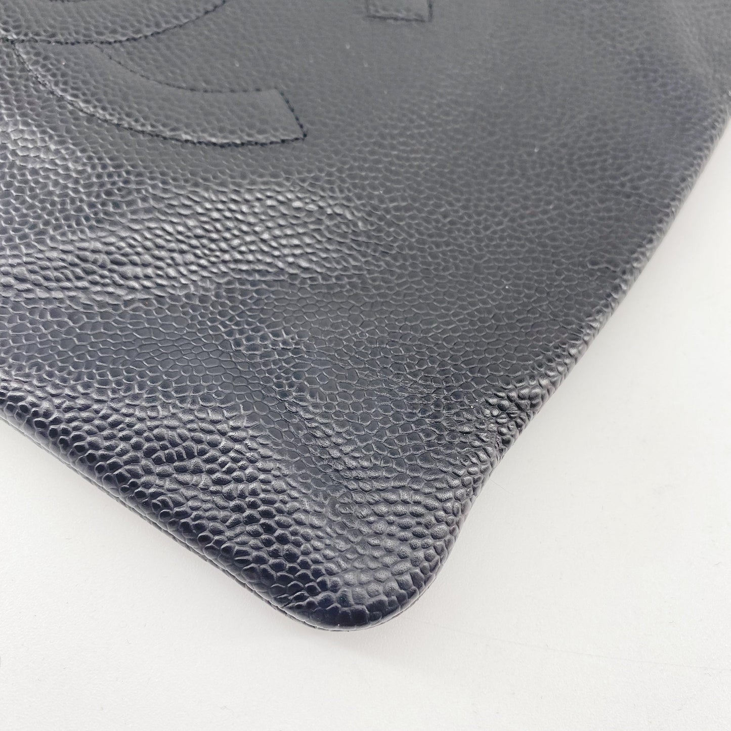 Chanel Black Leather Clutch