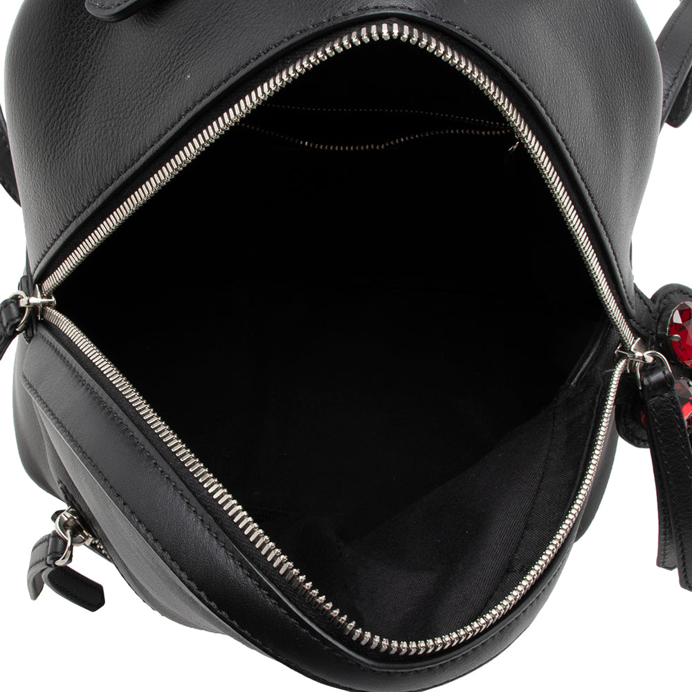 Fendi Leather Crystal By The Way Mini Backpack - FINAL SALE (SHF-14917)
