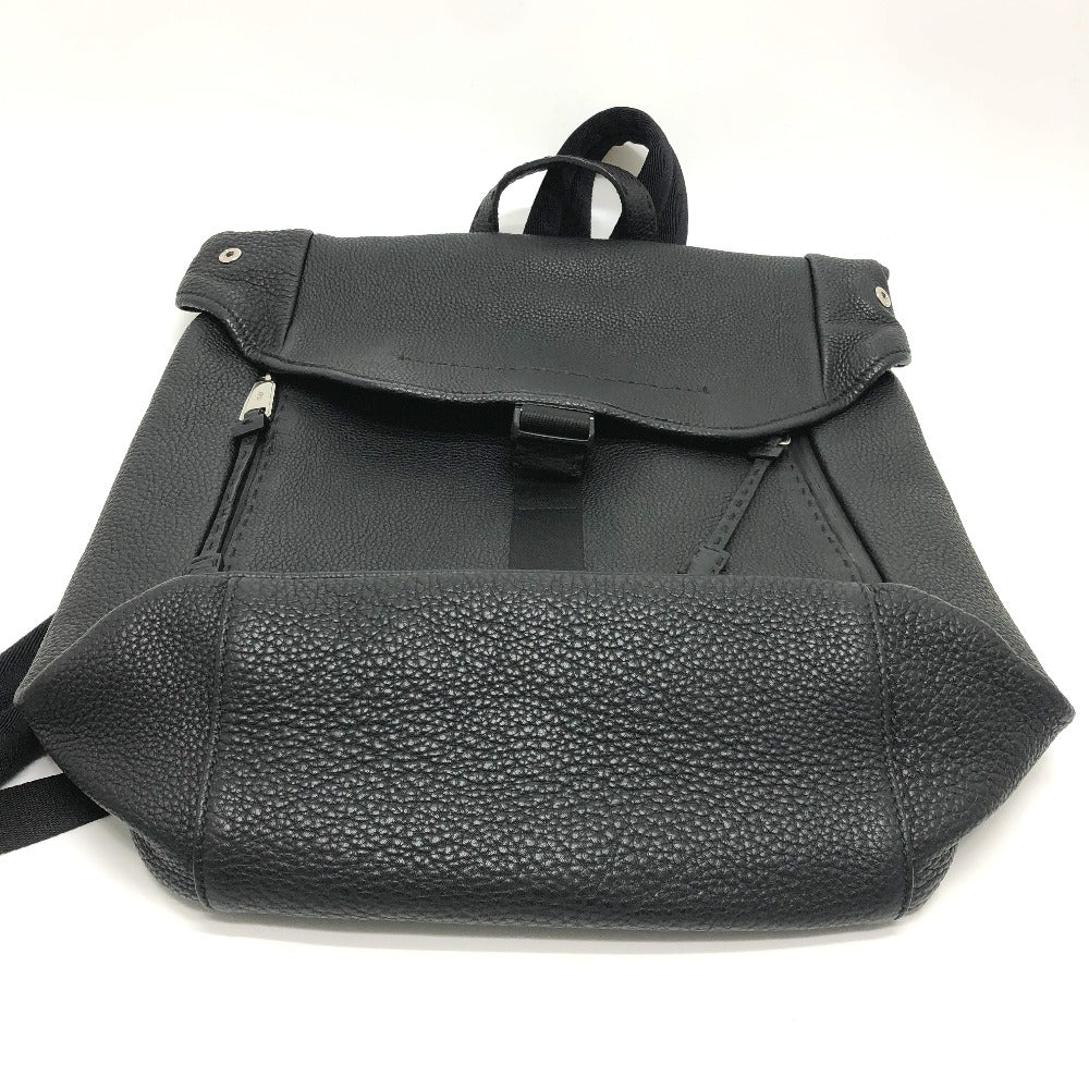 FENDI Backpack 7VZ011 leather black Backpack mens Used