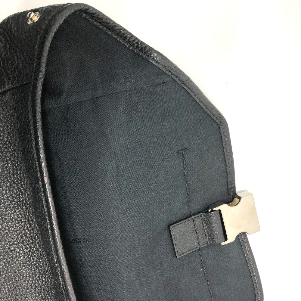 FENDI Backpack 7VZ011 leather black Backpack mens Used