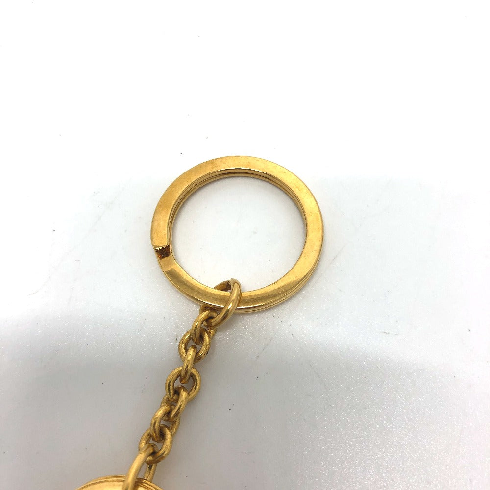 Christian Dior key ring metal gold Accessory Lady Dior Women Used